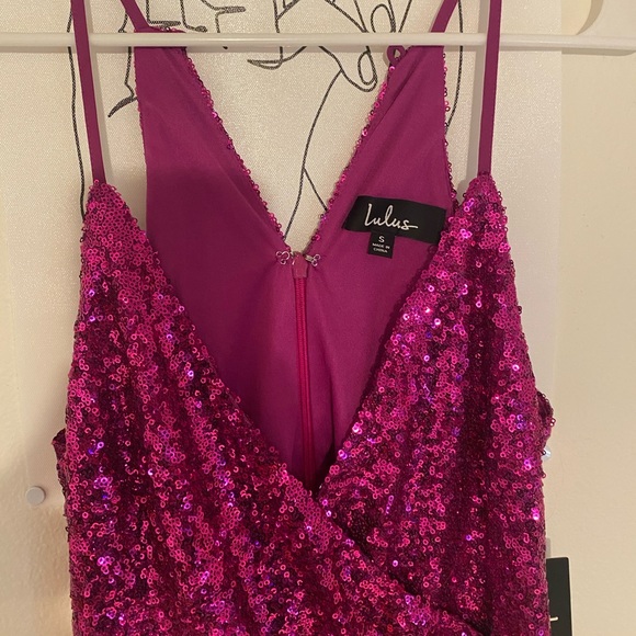 Lulus BodyCon Mini Asymmetrical Dress - Picture 3 of 7